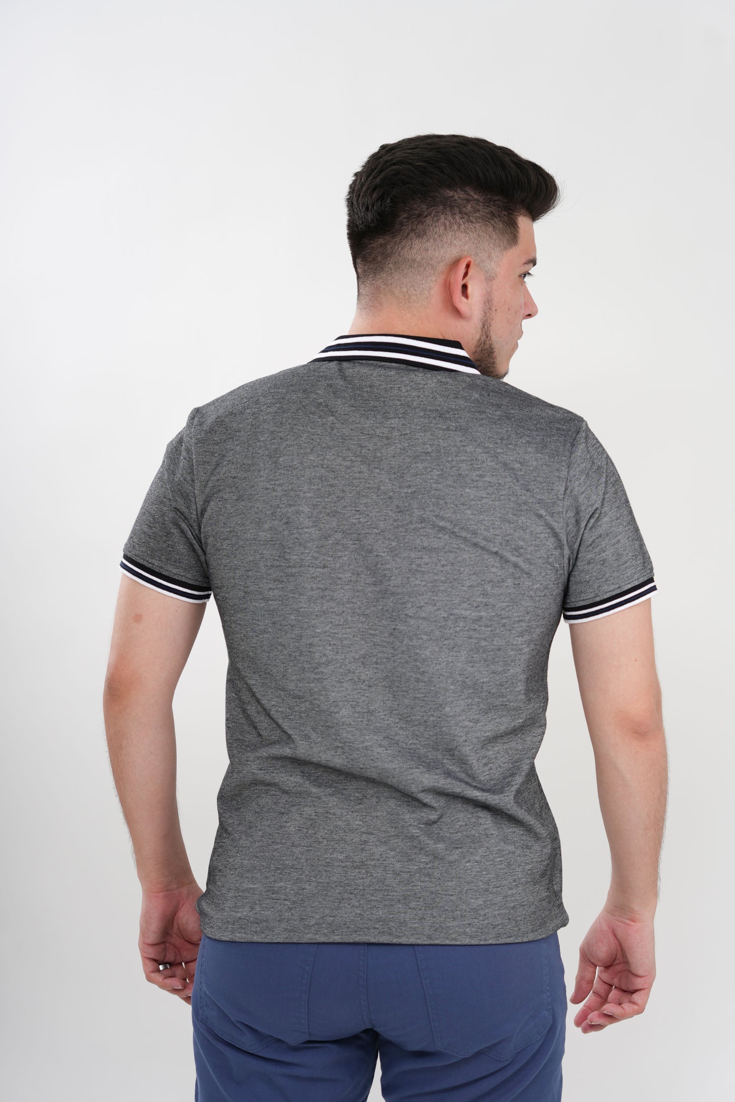 TB Polo - 2 50% Algodón 50% Polyester - Negro