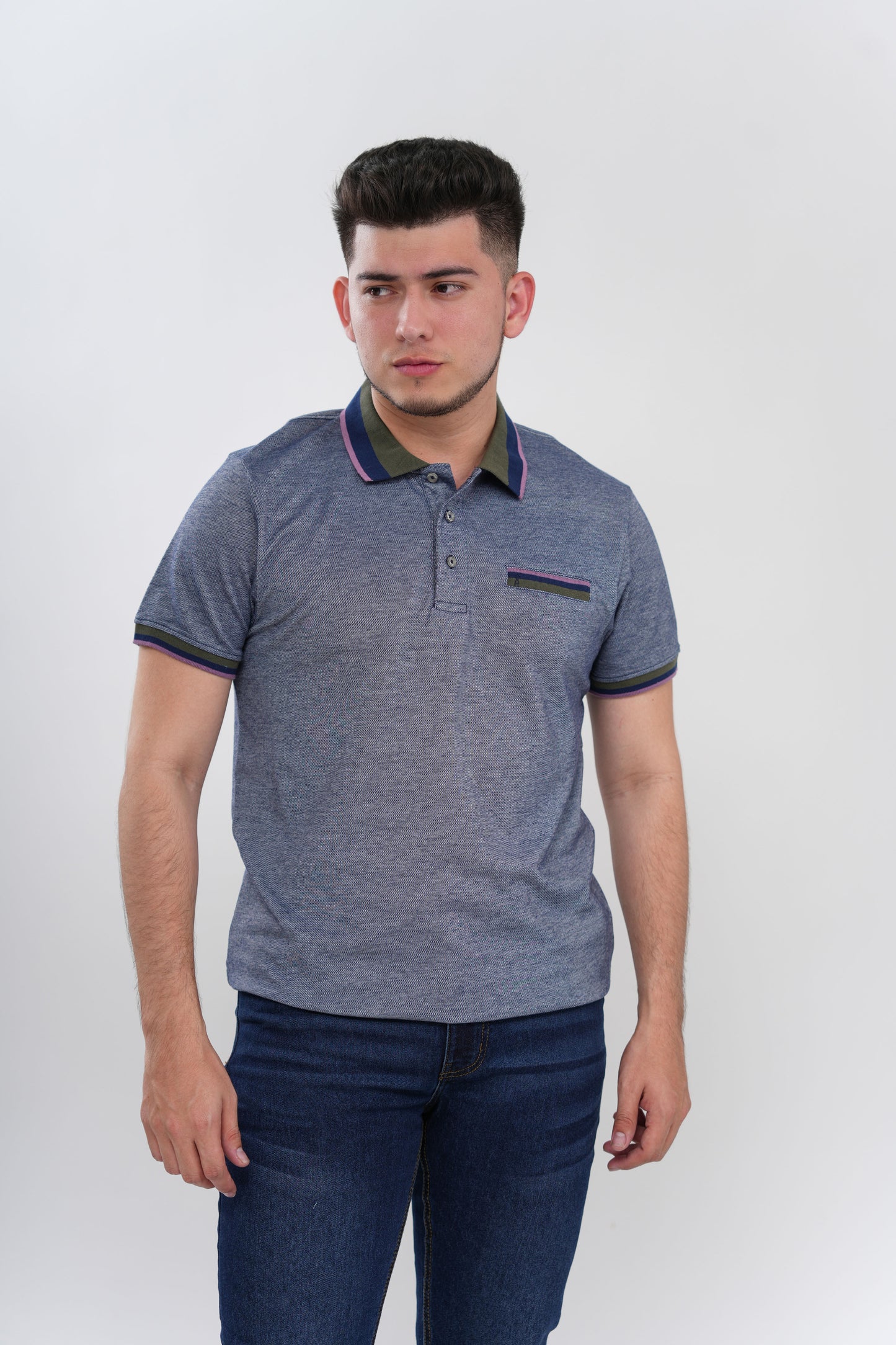 TB Polo - 1 50% Algodón 50% Polyester - Navy