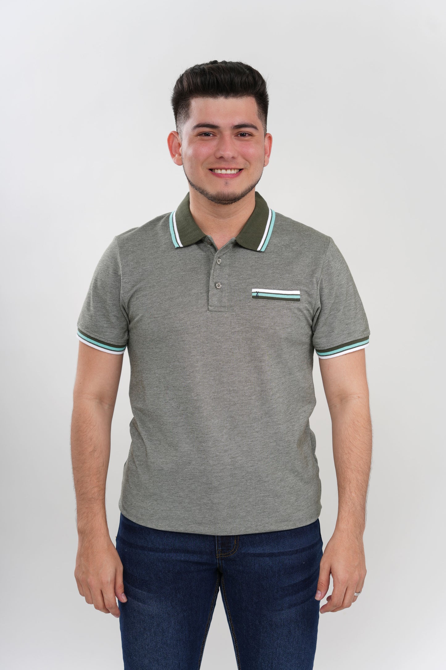 TB Polo - 3 50% Algodón 50% Polyester - Verde