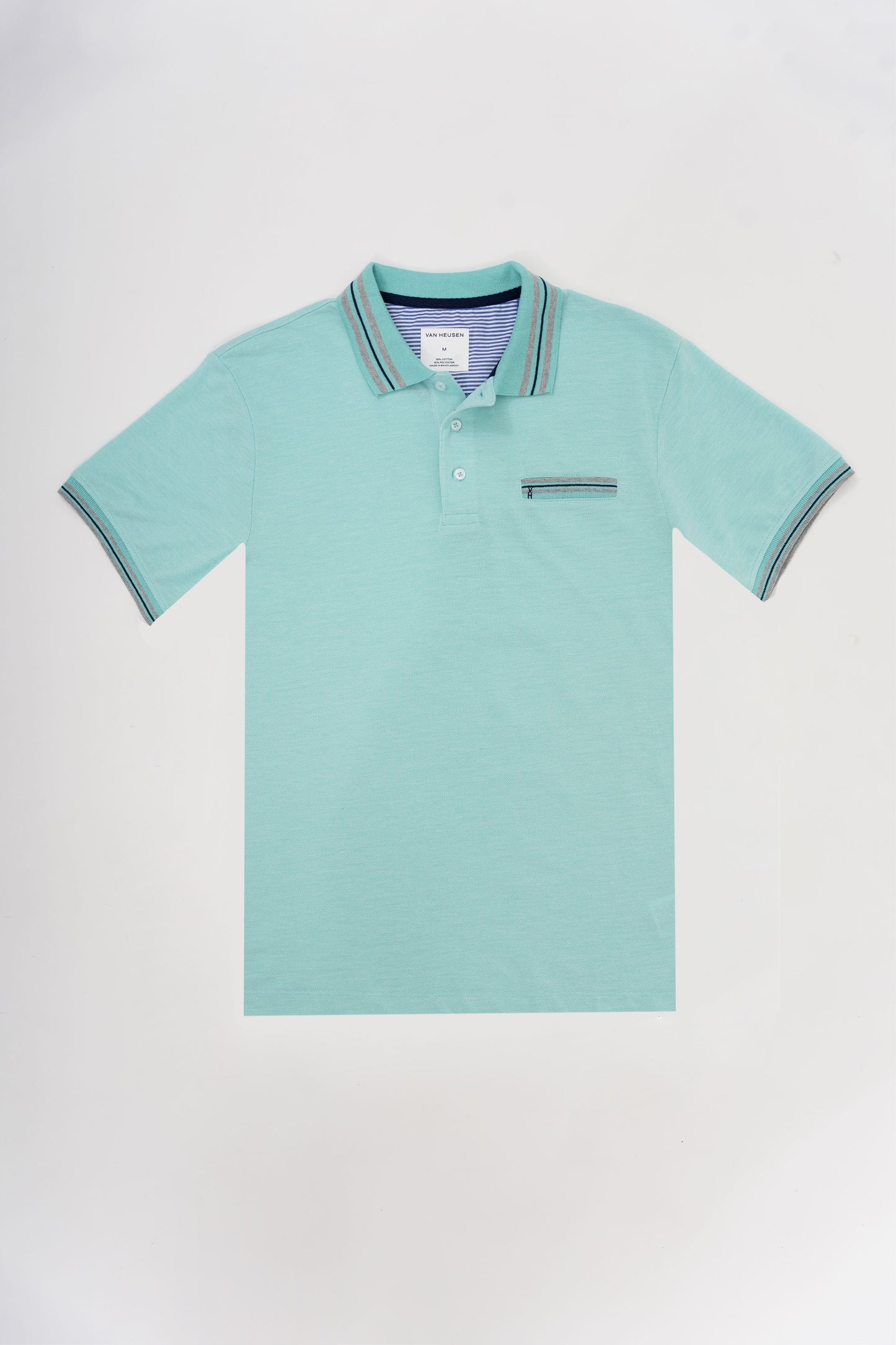TB Polo - 2 50% Algodón 50% Polyester - Aqua