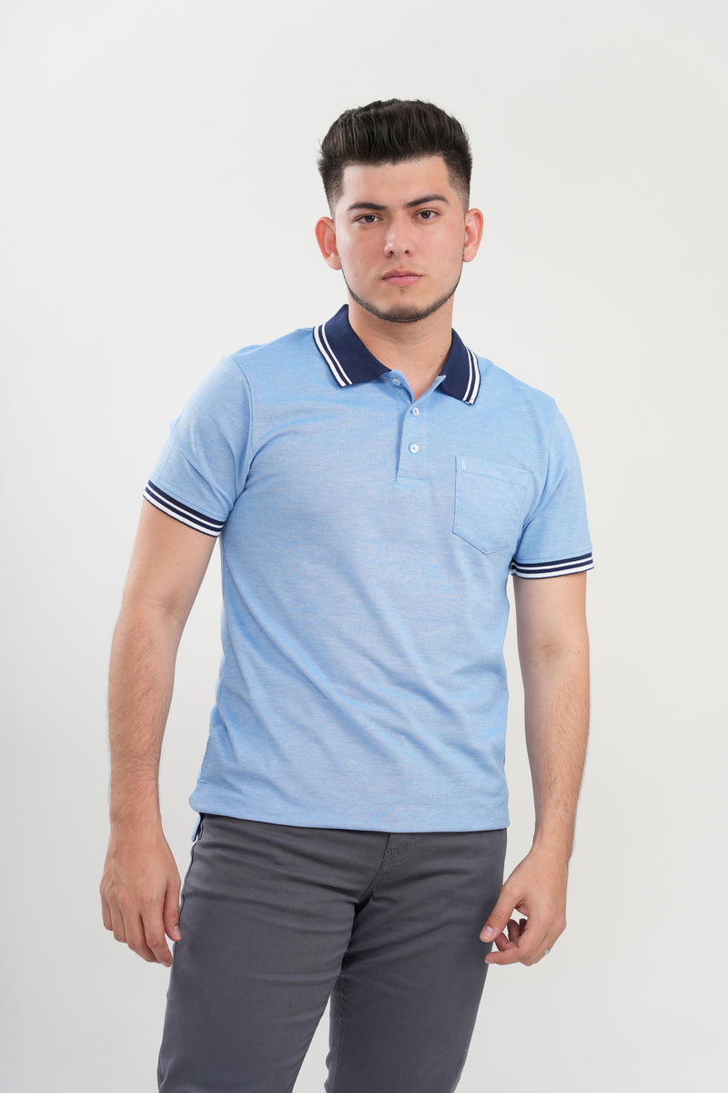 TB Polo - 4  50% Algodón 50% Polyester - Azul