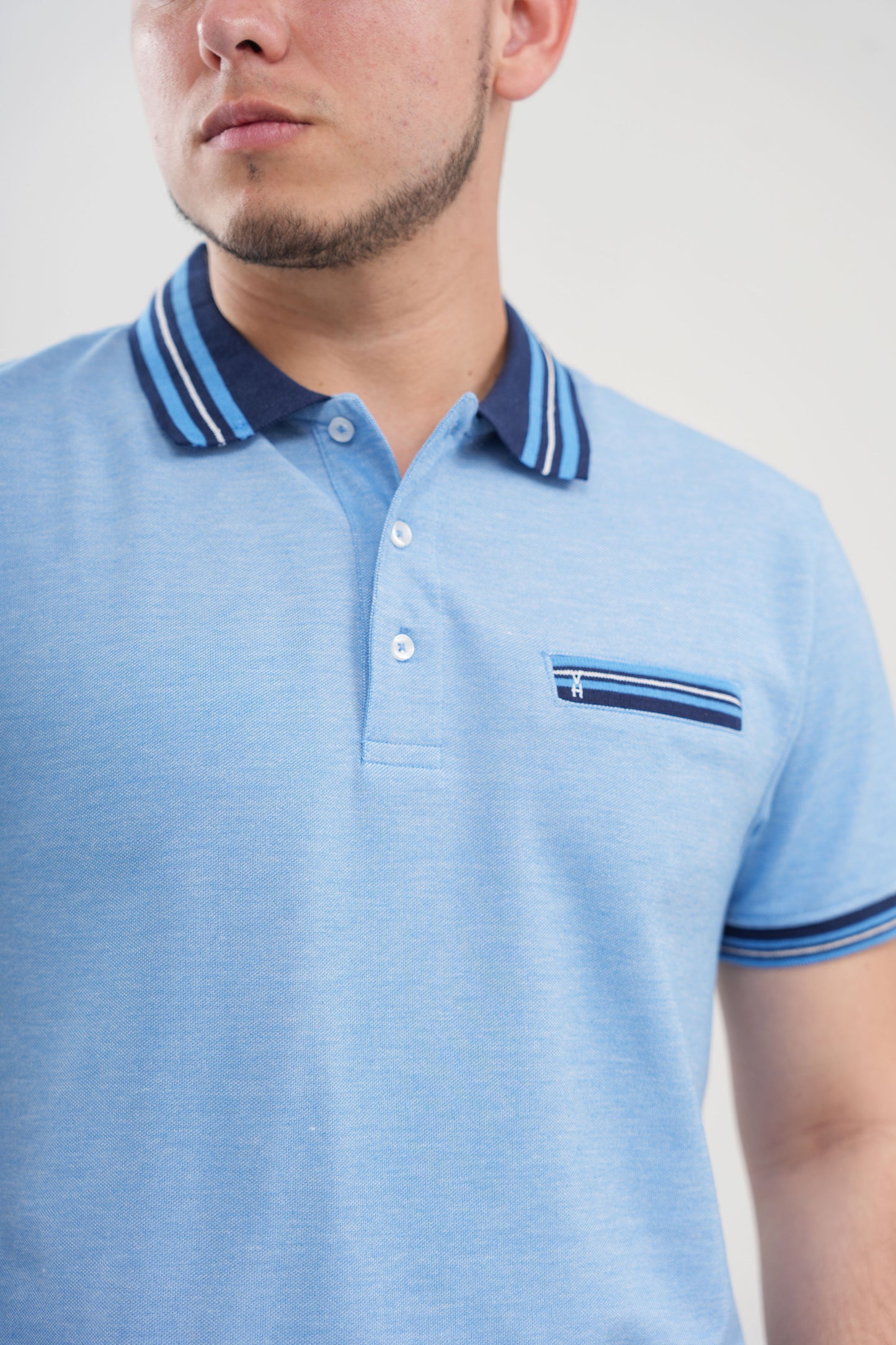 TB Polo - 2  50% Algodón 50% Polyester - Azul