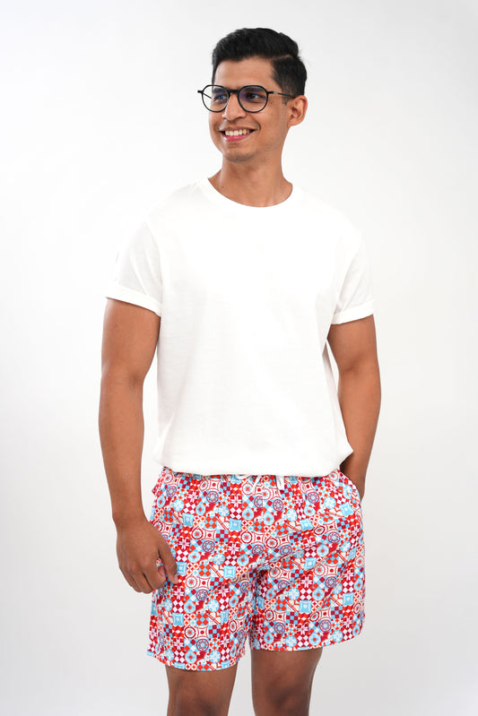 Short Para Hombre Moda Estampado