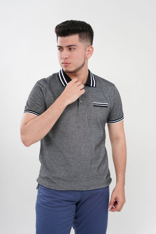 TB Polo - 2  50% Algodón 50% Polyester - Negro