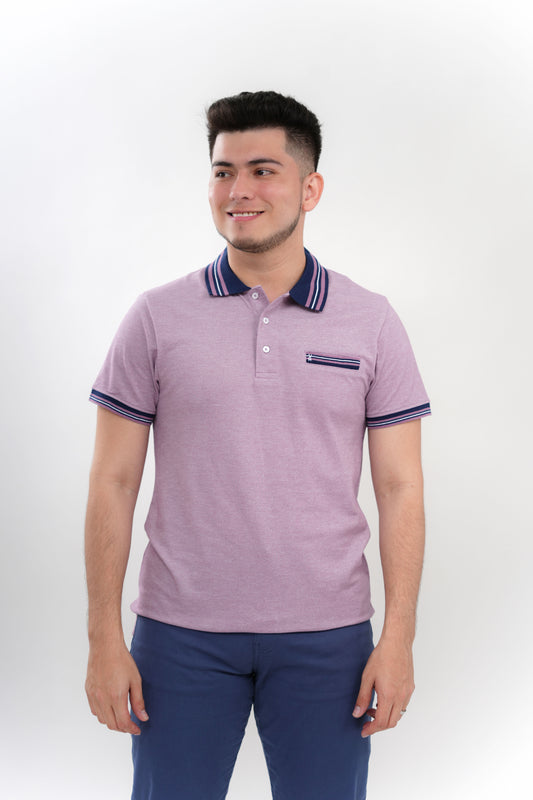 TB Polo - 2  50% Algodón 50% Polyester - Violeta