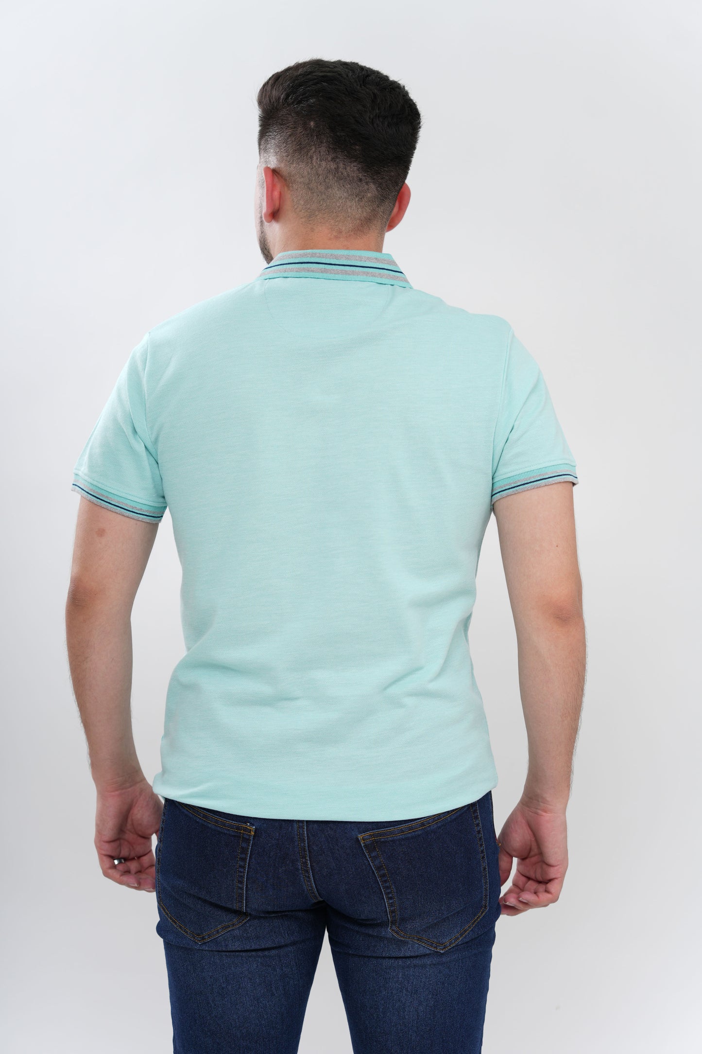 TB Polo - 2  50% Algodón 50% Polyester - Aqua