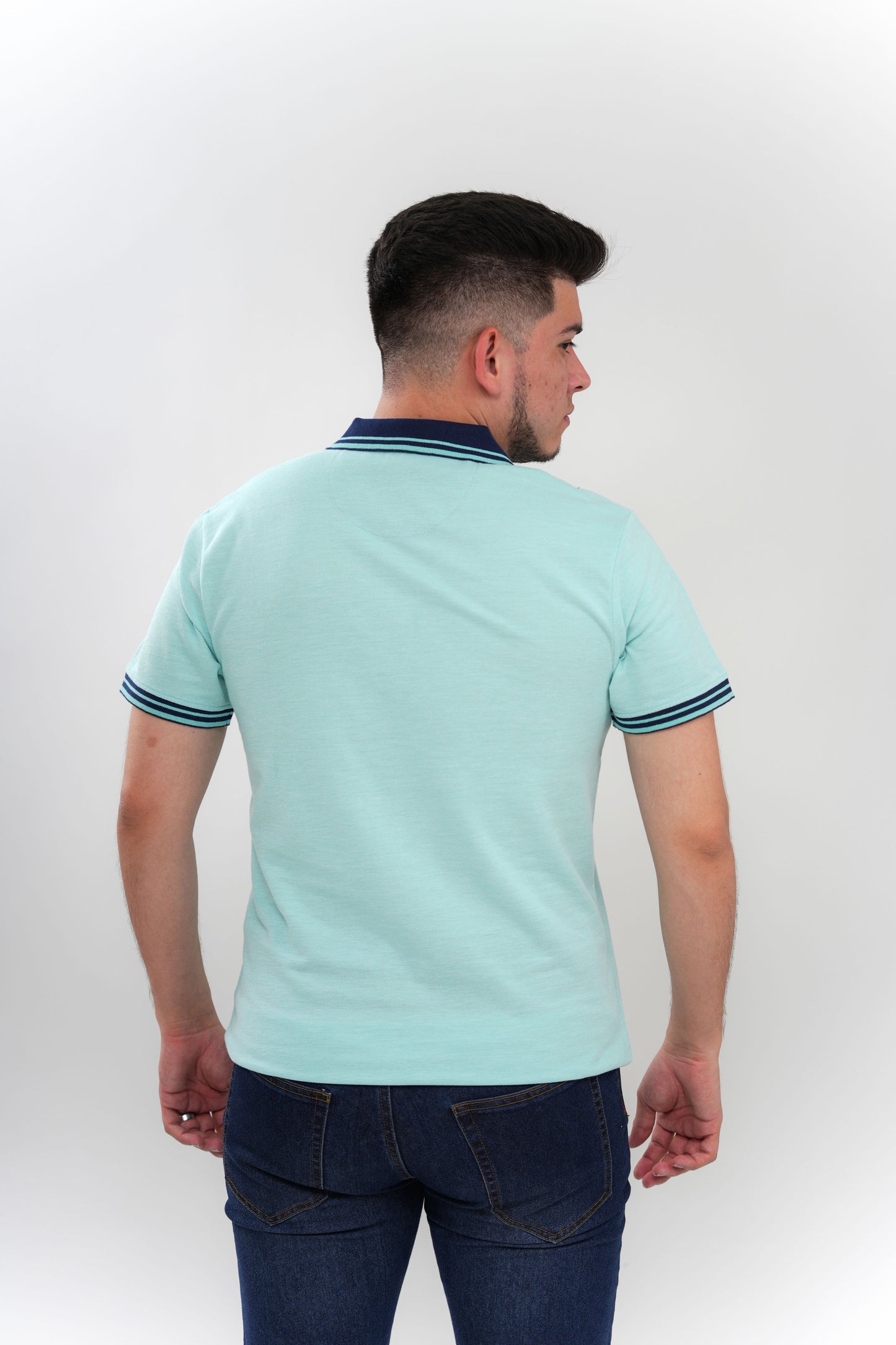 TB Polo - 4  50% Algodón 50% Polyester - Aqua