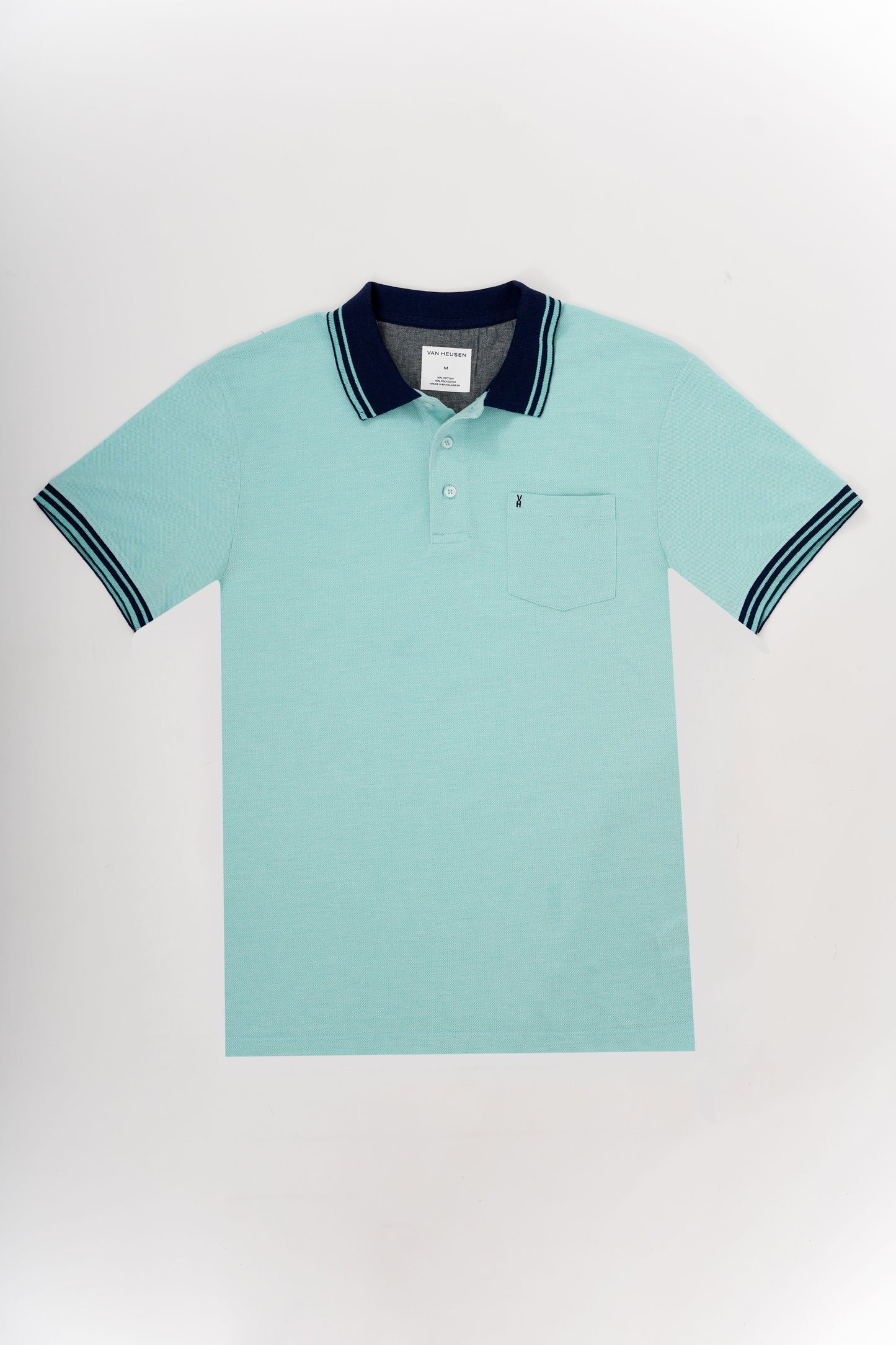 TB Polo - 4  50% Algodón 50% Polyester - Aqua