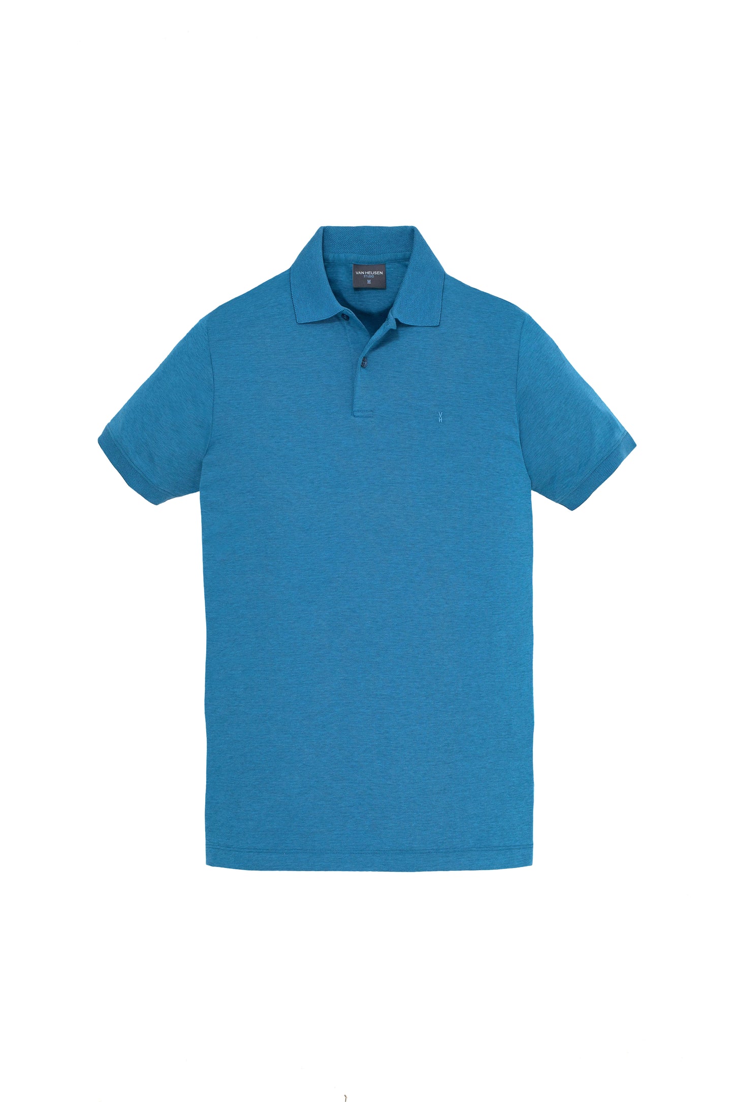 Polo Solido Azul Turquesa