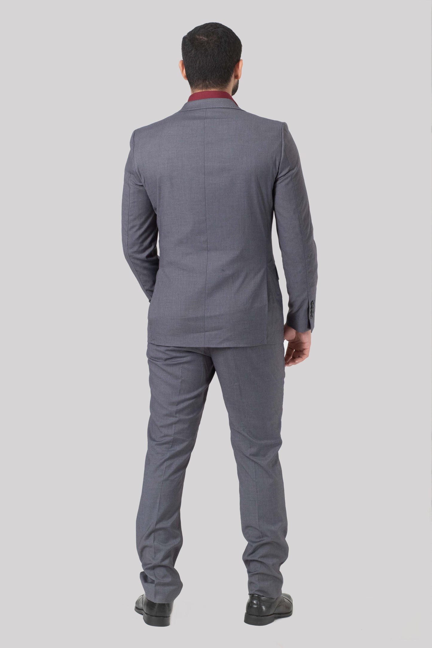 Traje Sólido flex Gris