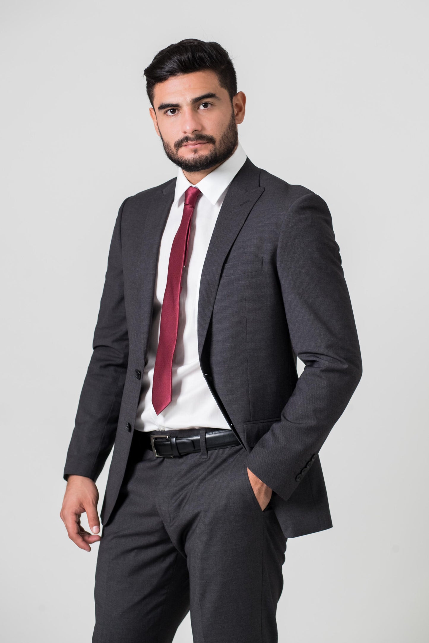 Saco Moda Flex Gris